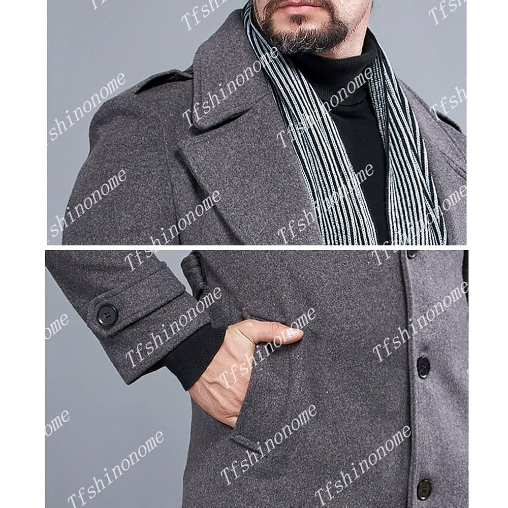Amazon.co.jp: 超ロングコート メンズ ロング丈 冬 ポリエステル